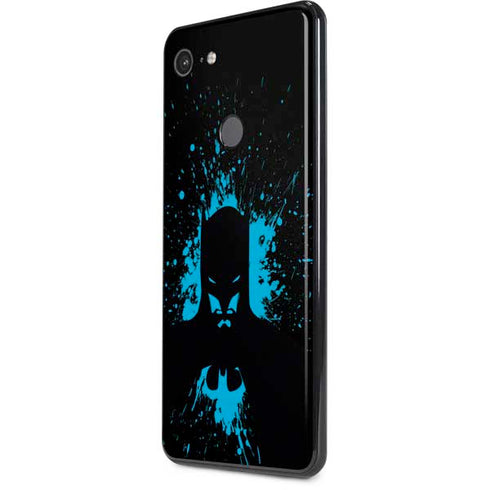 DC Comics Batman Blue Splash character shape Google Pixel 3 XL Skin